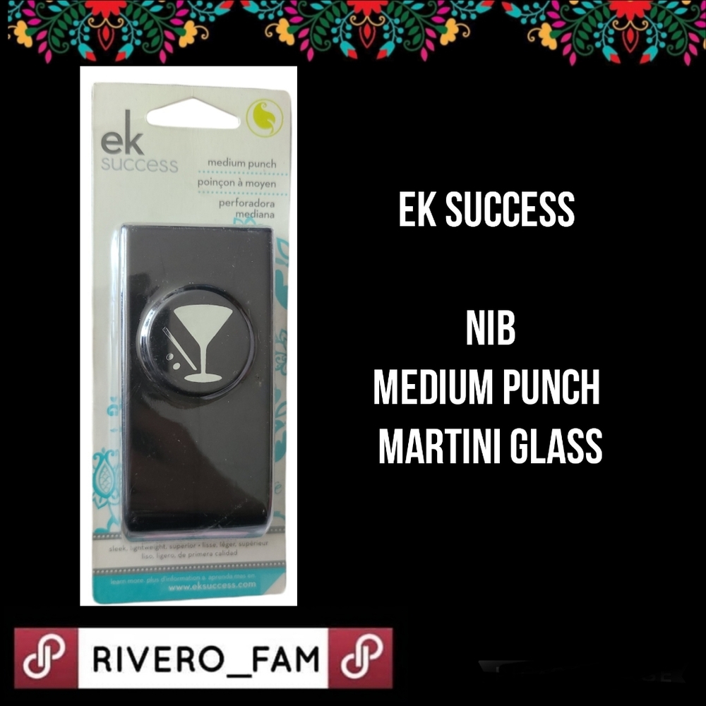 NIB | EK SUCCESS | MEDIUM PUNCH MARTINI GLASS